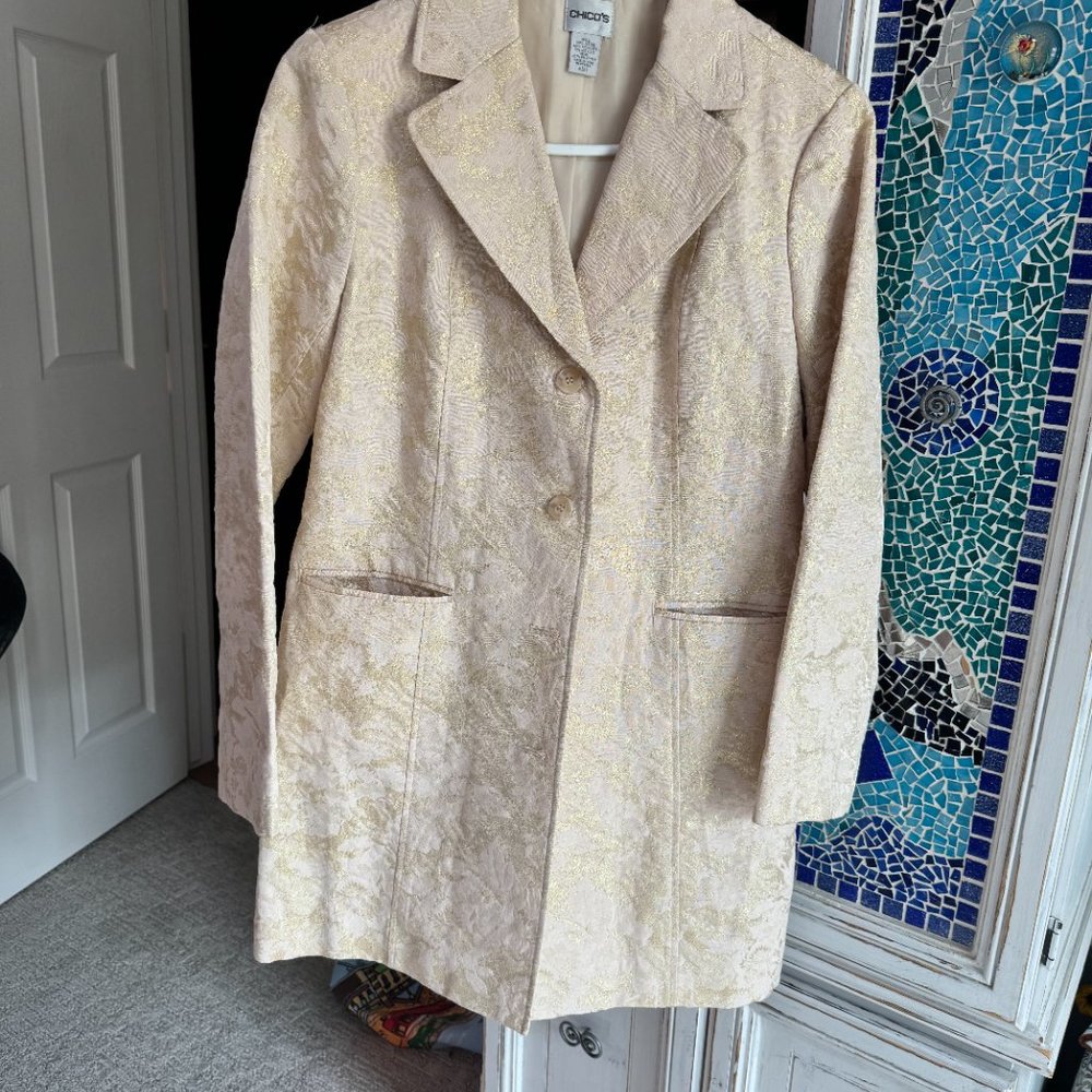 Chico's Jacquard Topper